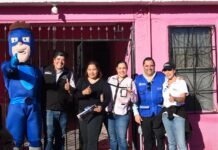 Recorre diputada Joss Vega colonia Infonavit Nacional junto a la JMAS