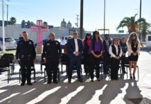 Realizan honores a la bandera en Fiscalía Zona Norte con participación estudiantil