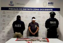 Detiene SSPE a presunto generador de violencia y asegura arma Barret .50 en operativo en Borja