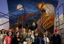 Concluye UACH restauración de mural histórico en Meoqui