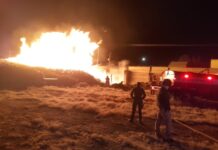 Incendio en huerta moviliza a bomberos en la colonia Empleado Municipal