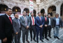 Asiste alcalde de Juárez a toma de protesta del nuevo consejo de CMIC