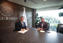 Cruz Pérez Cuéllar sostiene reunión con Harfuch