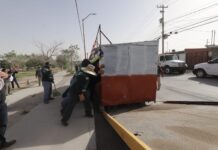 Retiran estructuras de la vía pública con el operativo de Reordenamiento Urbano