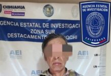Capturan en flagrancia a presunto agresor en Guachochi tras oportuna movilización de la Agencia Estatal de Investigación