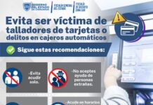 Alertan por delincuentes que intercambian tarjetas en cajeros automáticos