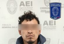 Detienen AEI y Sedena a masculino con droga en el Barrio Santa María