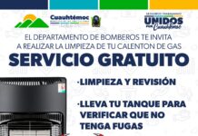 Promueve Bomberos medidas de prevención en uso de calefactores