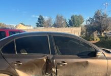 Choque por alcance entre tres vehículos dejó daños por 80 mil pesos