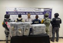 Detenido en flagrancia con cinco ‘almohadas’ de mariguana; eran 55 kilogramos de droga