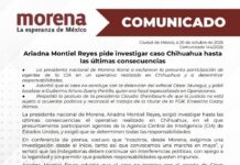 Exige Morena esclarecer operativo en Chihuahua