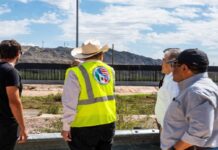 Recorre director ejecutivo de la JMAS zonas afectadas por creciente del Río Bravo