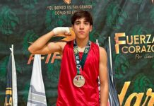 Gabriel Octavio Meléndez Piñon obtiene los Guantes de Oro en la categoría Sub-17 hasta 57 kilos